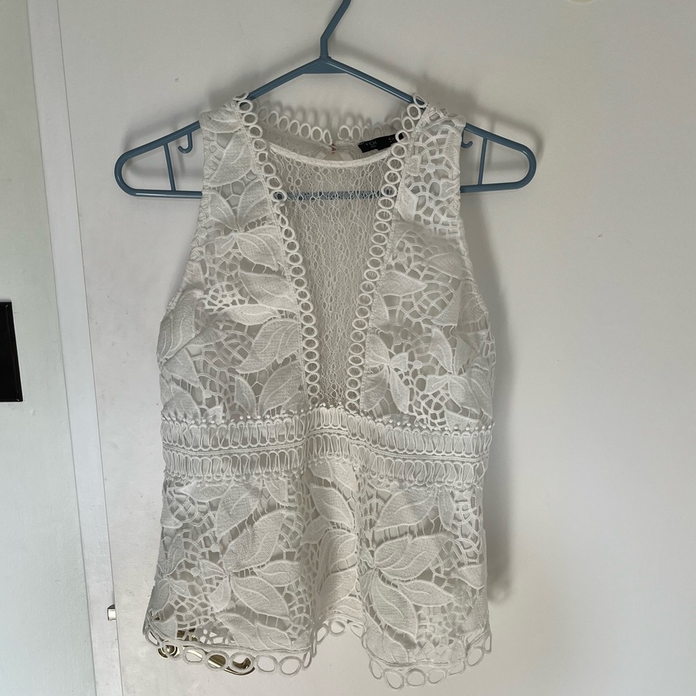 Beautiful white lace top
